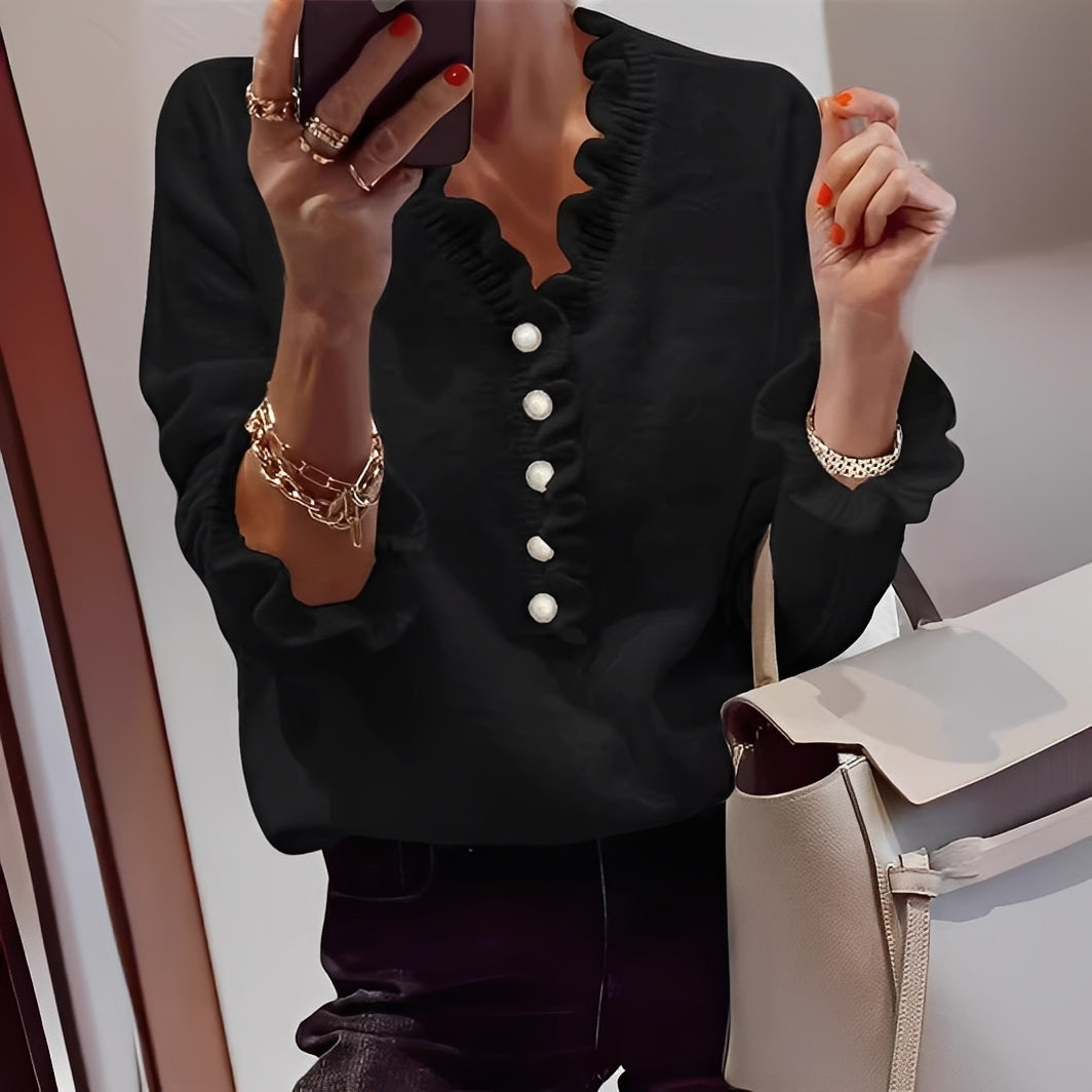 Maglione Donna con Bottoni Stile Elegante