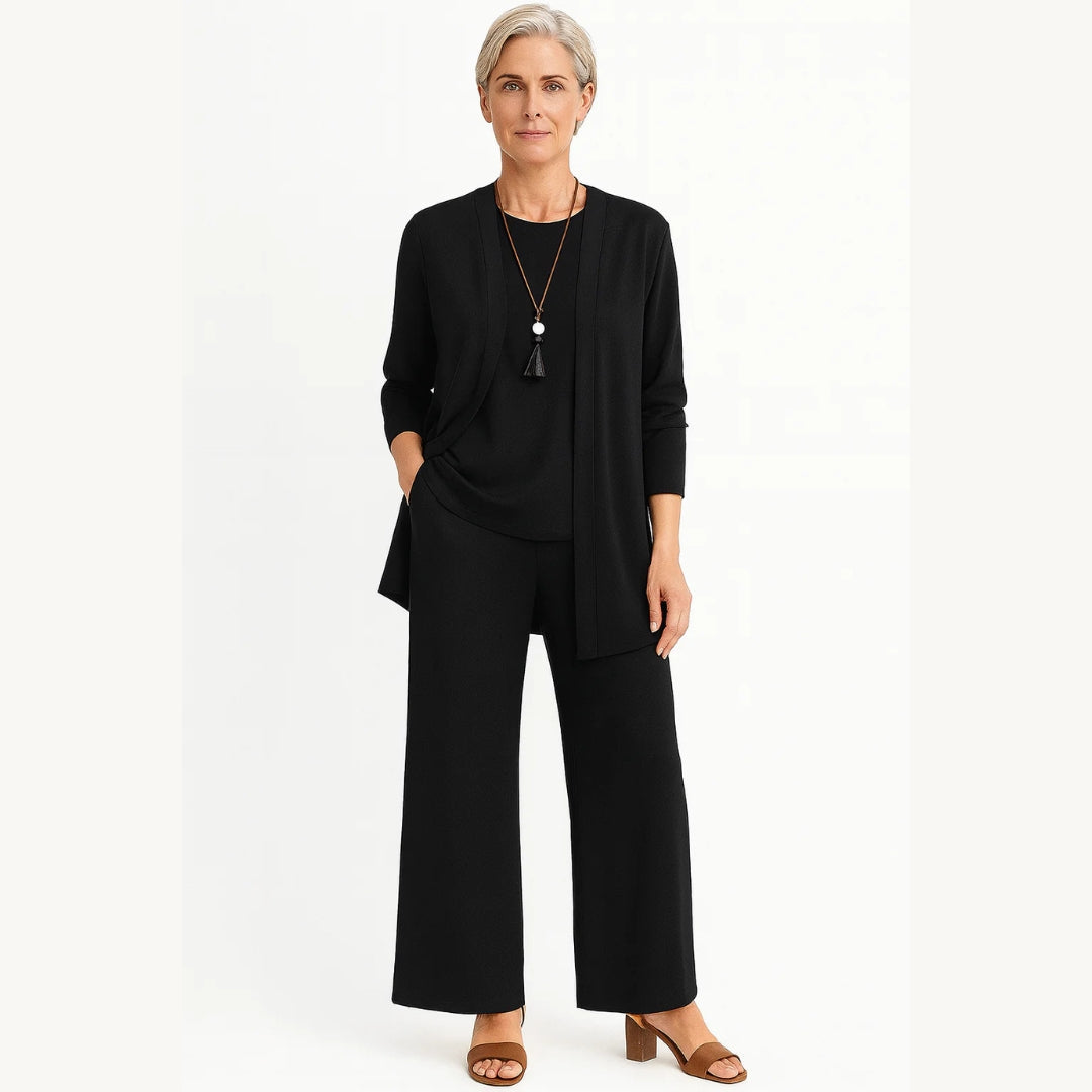 Completo Lounge Donna Tre Pezzi Stile Minimalista