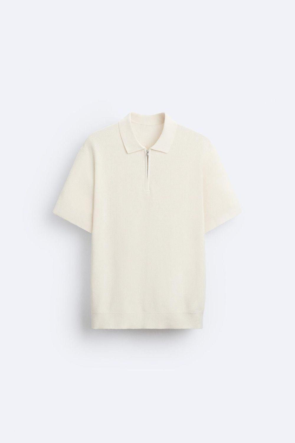 Polo Uomo Maglia Lavorata con Zip Slim Fit - Brentozzi