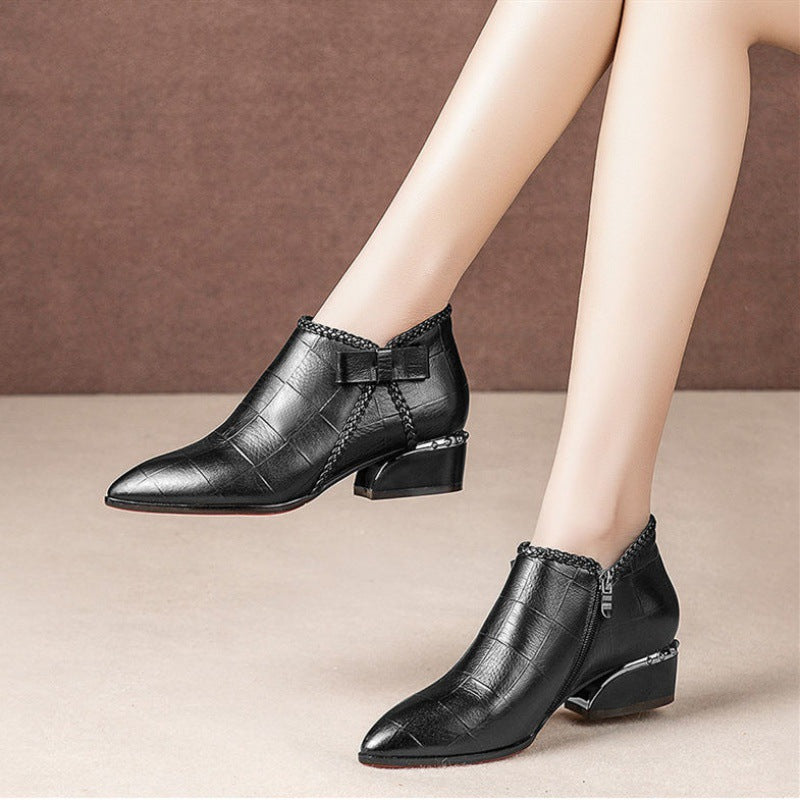 Stivaletti Donna Classici con Tacco Elegante