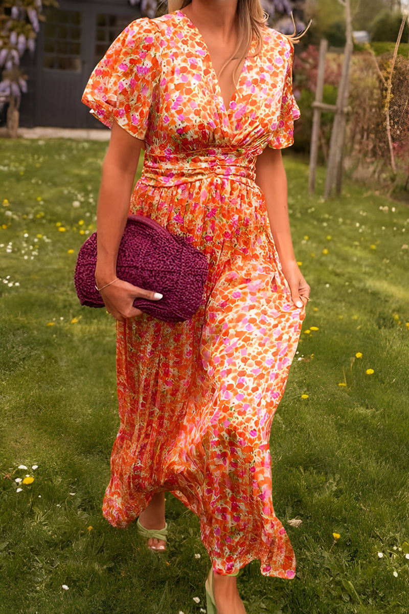 Abito Maxidress Donna Leggero Vestibilità Sagomata