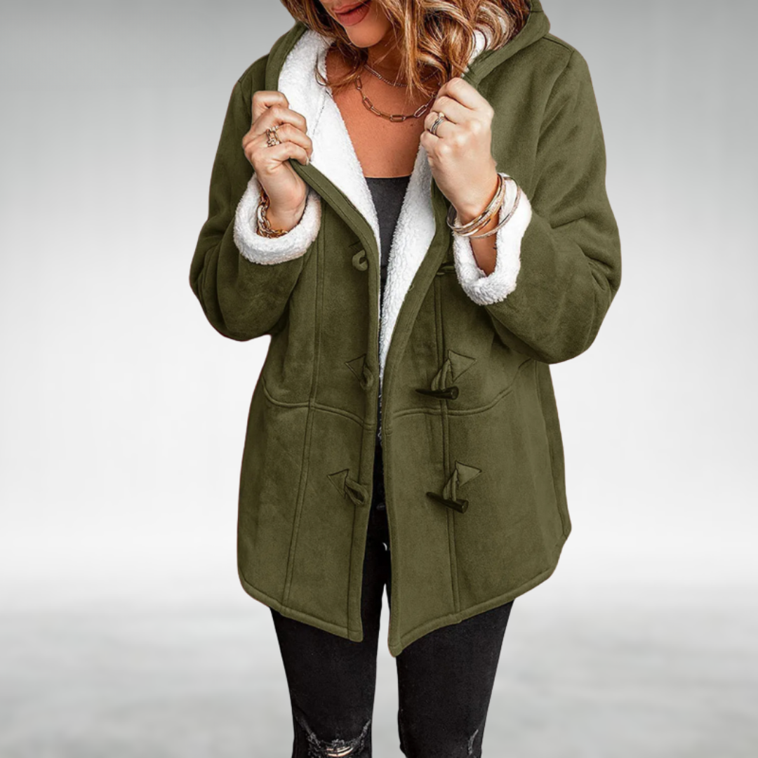 Giacca Donna con Fodera in Pile Calda