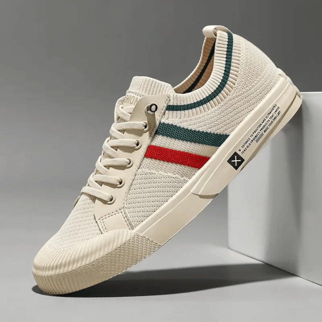 Sneaker Uomo Stilose con Dettaglio a Righe - Brentozzi