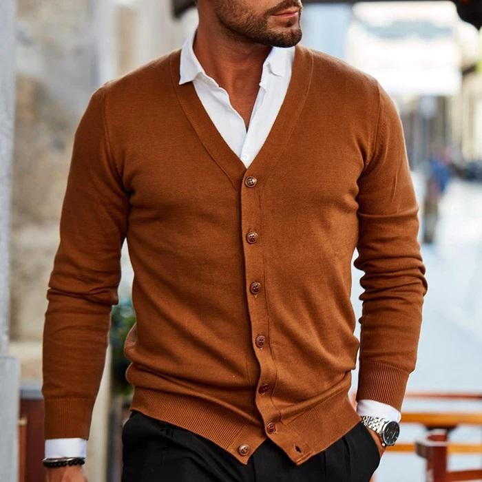 Cardigan Uomo Comfort Stile Classico