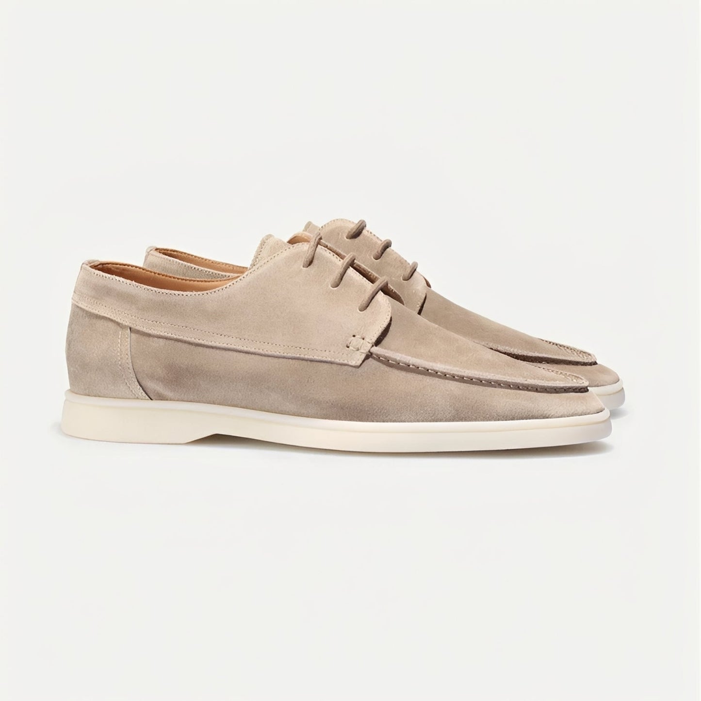 Mocassini Uomo in Pelle Scamosciata Bassa Casual