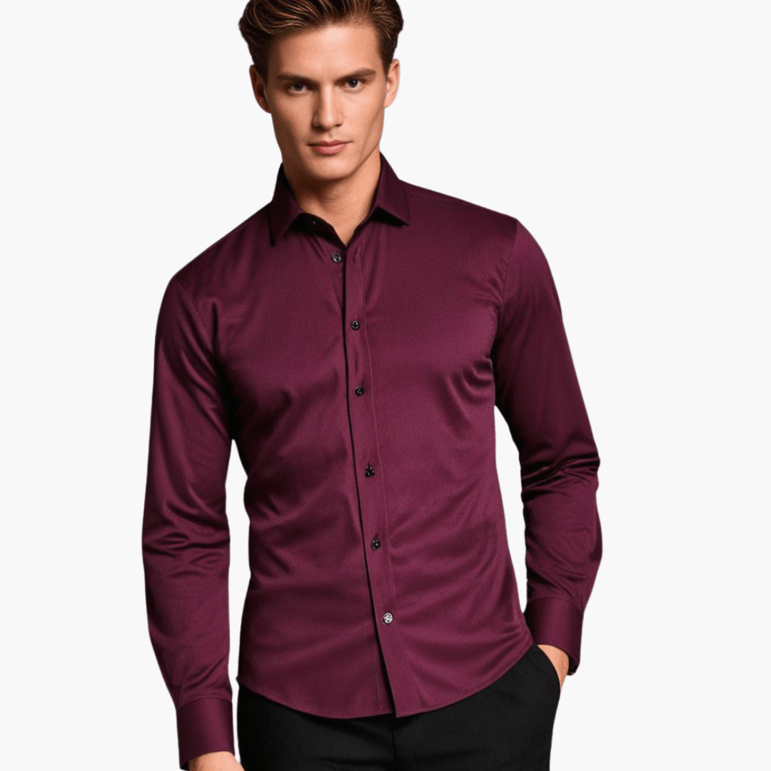 Camicia Uomo Slim Fit Manica Lunga