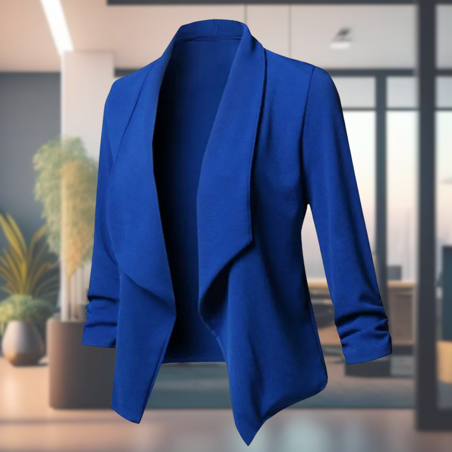 Blazer Donna Manica Lunga Leggero Elegante