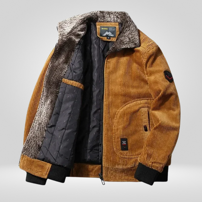 Giacca Invernale Uomo Collo Sagomato Vestibilità Regular