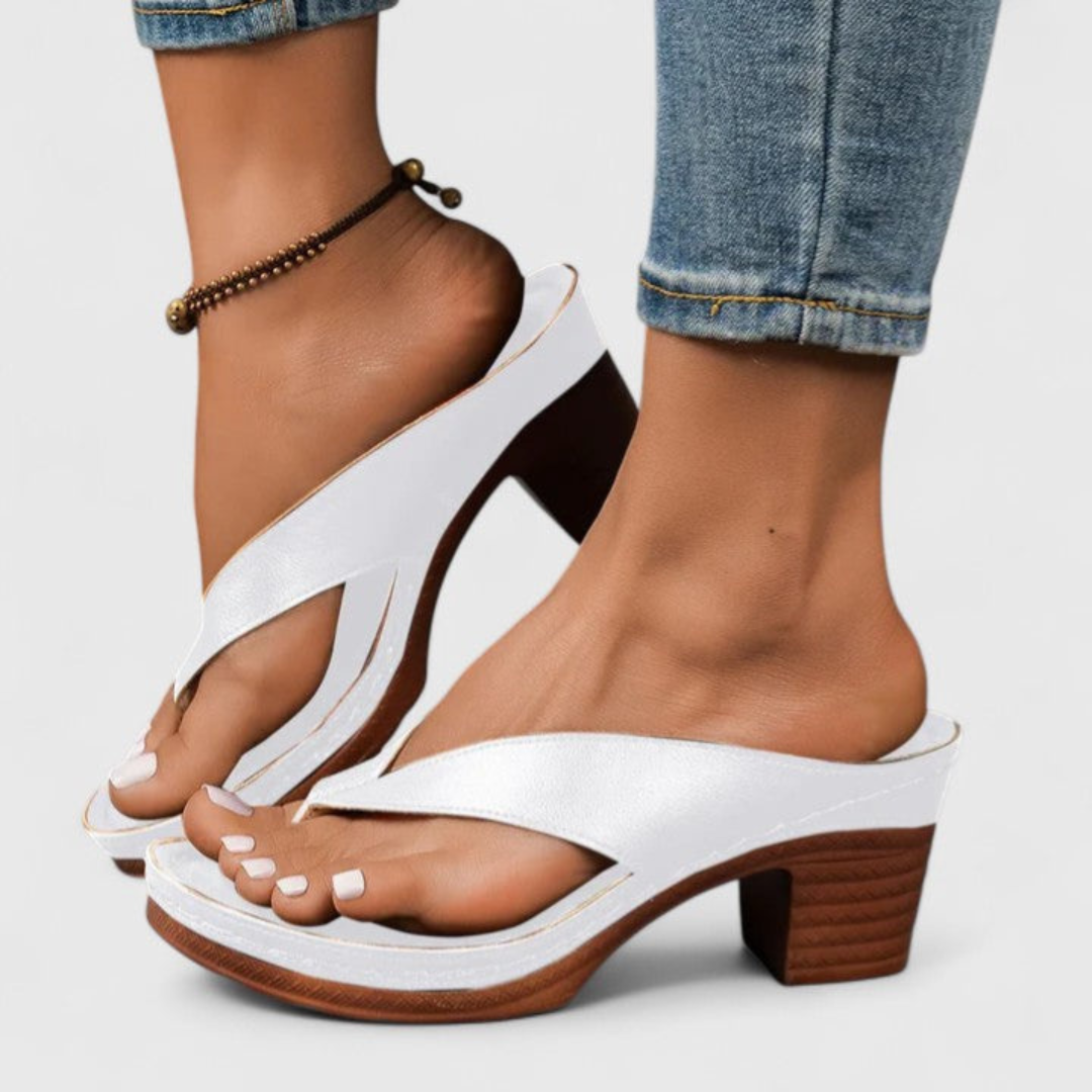 Sandali Donna Zehentrenner Tacco Chunky