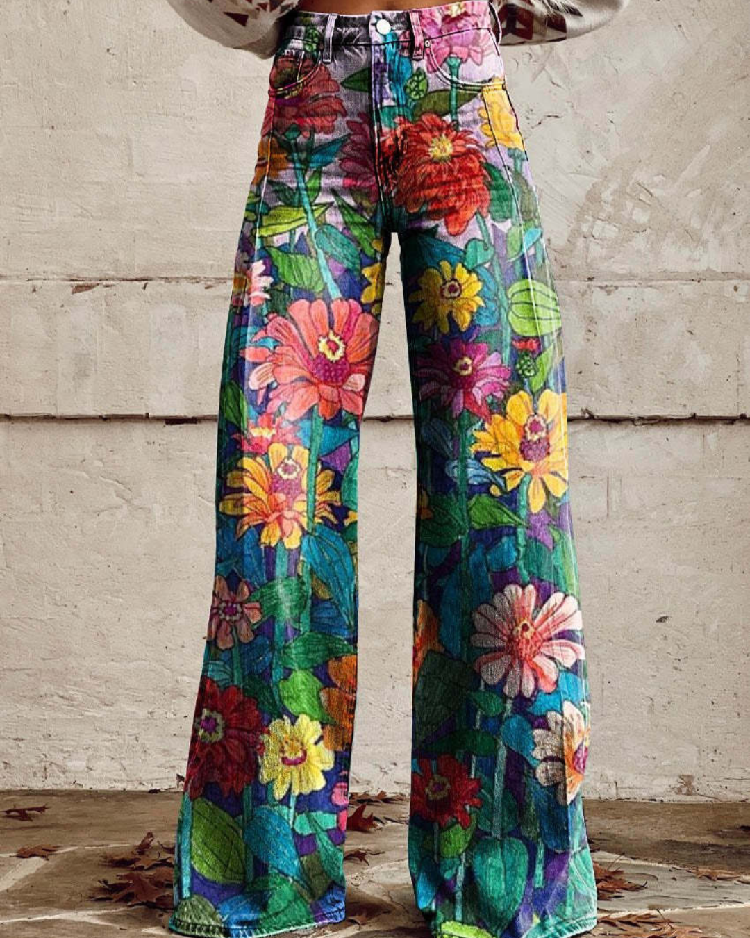 Pantaloni Baggy Donna Vestibilità Ampia