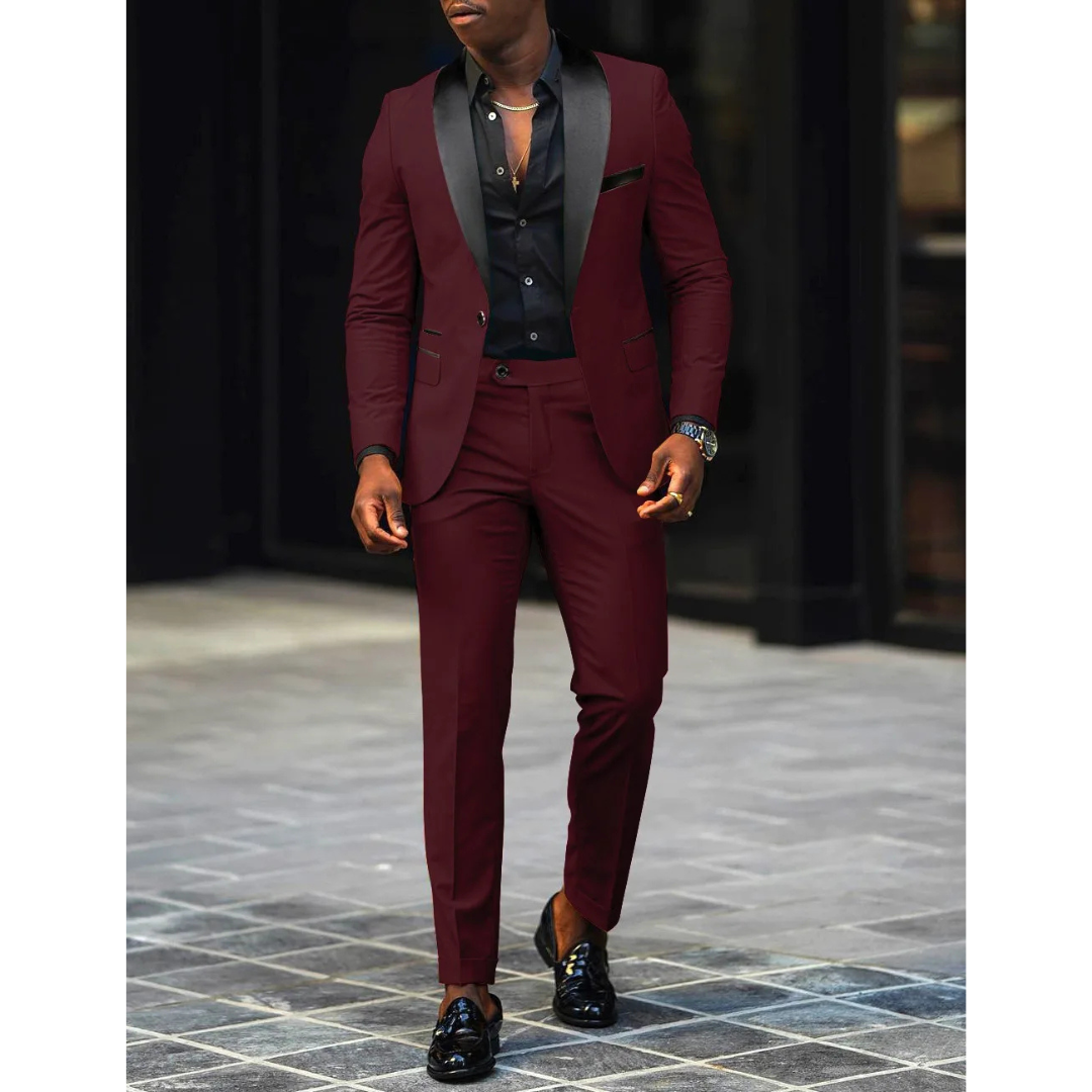 Abito Sposo Uomo Moderno Elegante