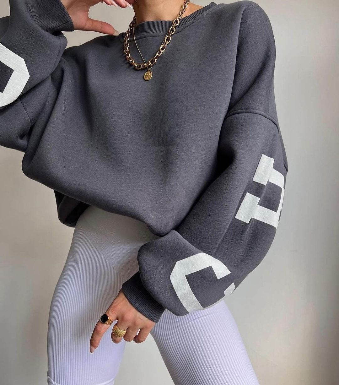 Maglione Donna Vestibilità Ampia Linea Regolare