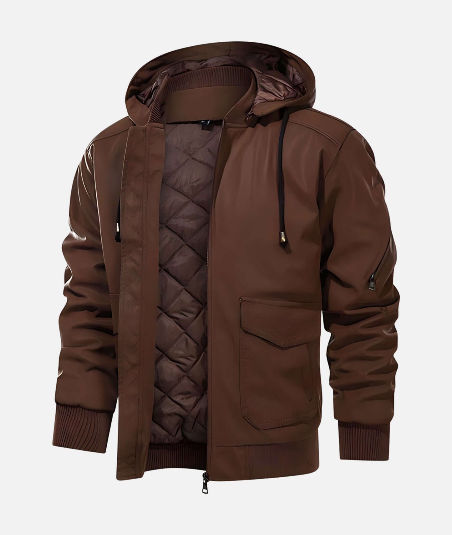 Giacca Invernale Uomo con Fodera Calda e Rifiniture Eleganti
