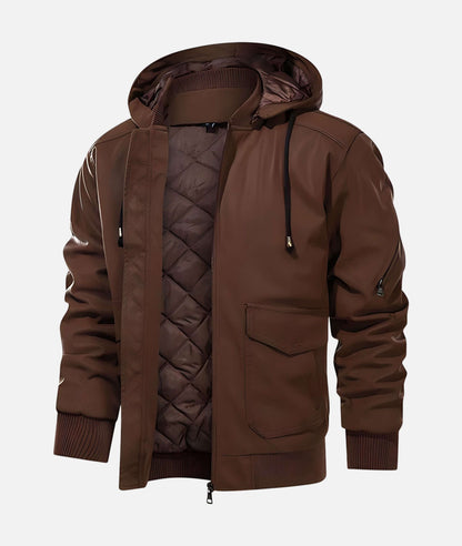 Giacca Invernale Uomo con Fodera Calda e Rifiniture Eleganti