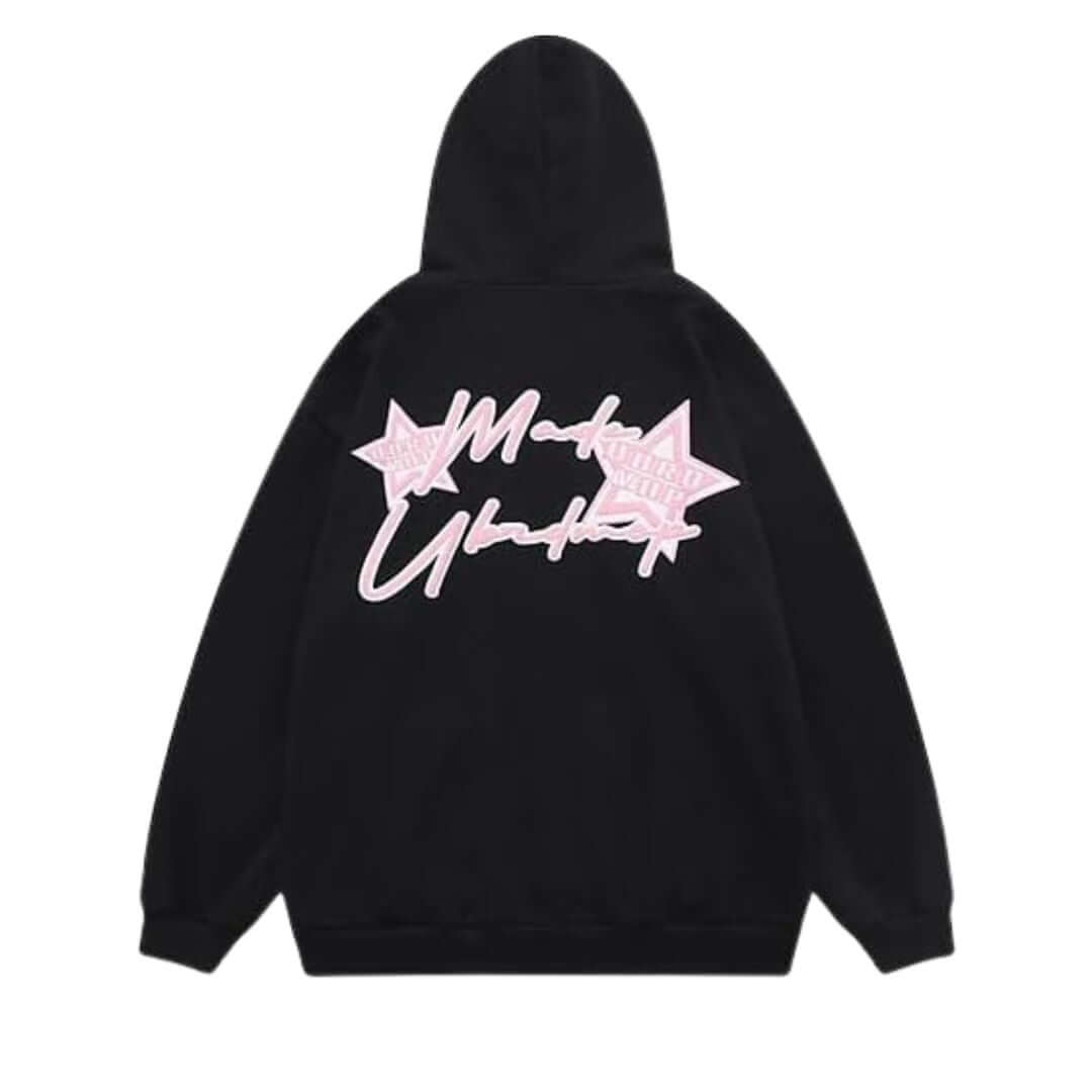 Felpa Oversize Donna con Stampa Comoda Streetwear