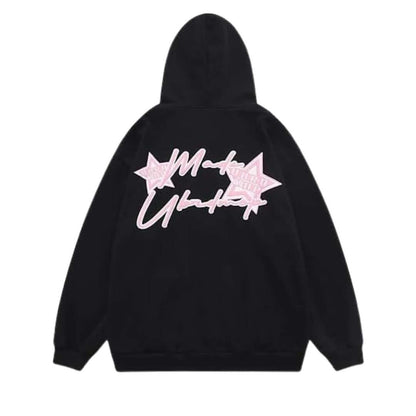 Felpa Oversize Donna con Stampa Comoda Streetwear