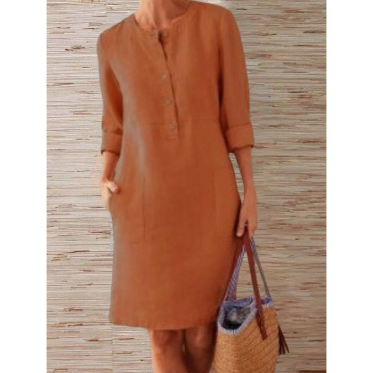 Abito Donna in Tessuto Leggero Vestibilità Classica