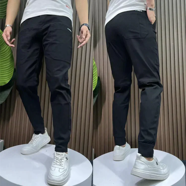 Pantaloni Uomo Stretch Vestibilità Regolare Lunghi - Brentozzi