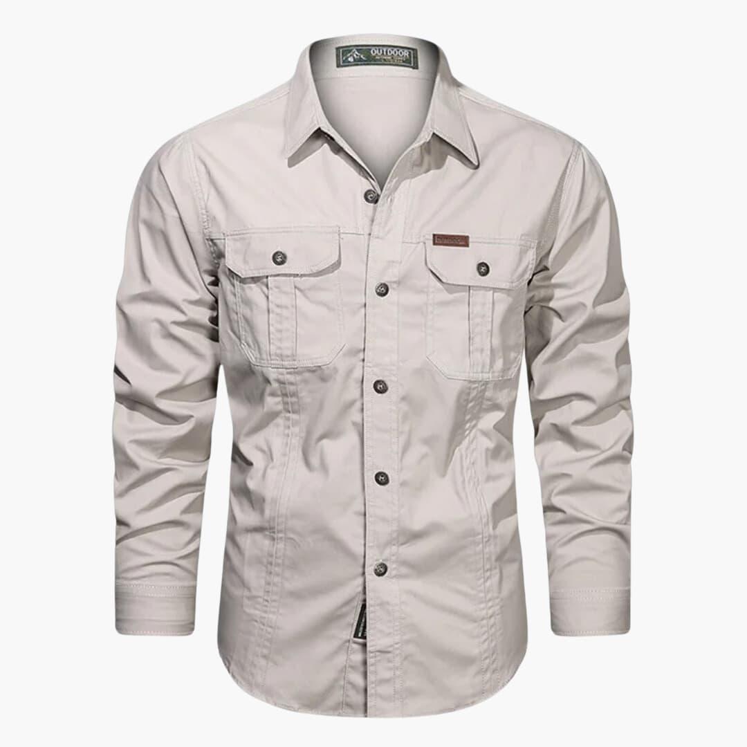 Camicia Cargo Uomo Manica Lunga Classica - Brentozzi