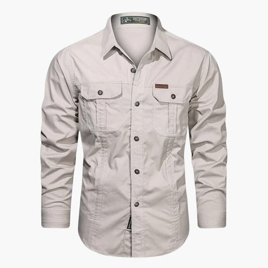 Camicia Cargo Uomo Manica Lunga Classica - Brentozzi