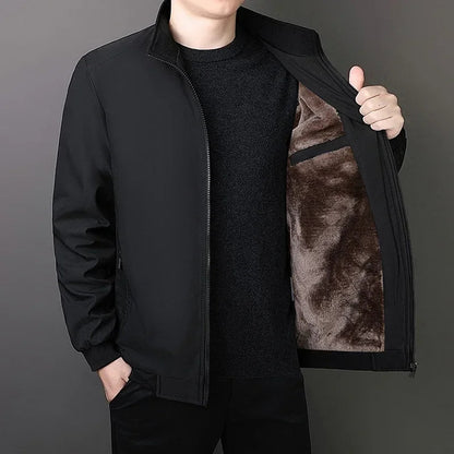 Giacca Invernale Uomo Collo Alto Calda e Elegante