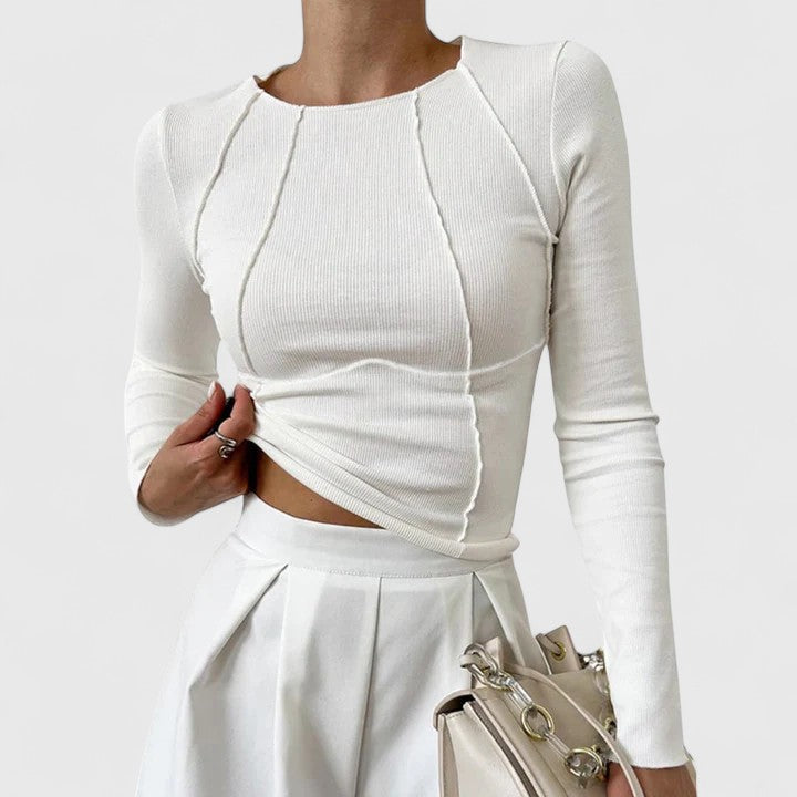 Maglia Manica Lunga Donna Slim Fit