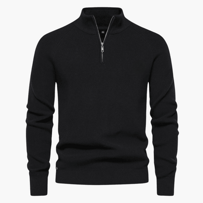 Maglione Uomo in Maglia Morbida con Zip