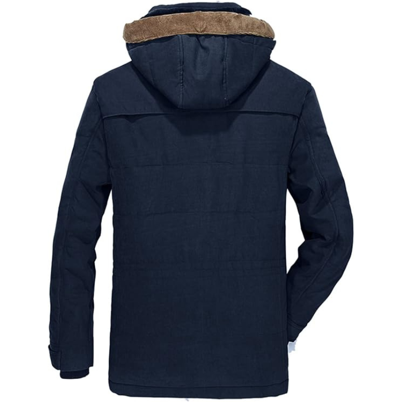 Giacca Imbottita Uomo Outdoor con Cappuccio Invernale