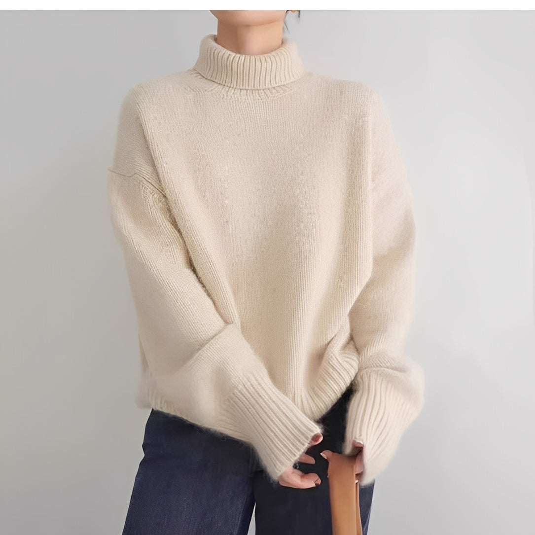 Maglione Donna Dolcevita Stile Classico