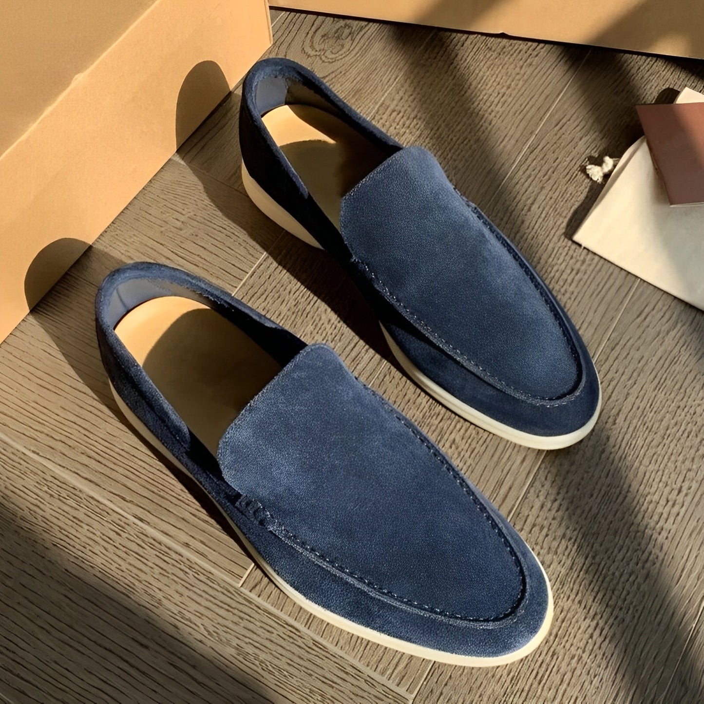 Scarpe Uomo in Pelle Scamosciata Classiche