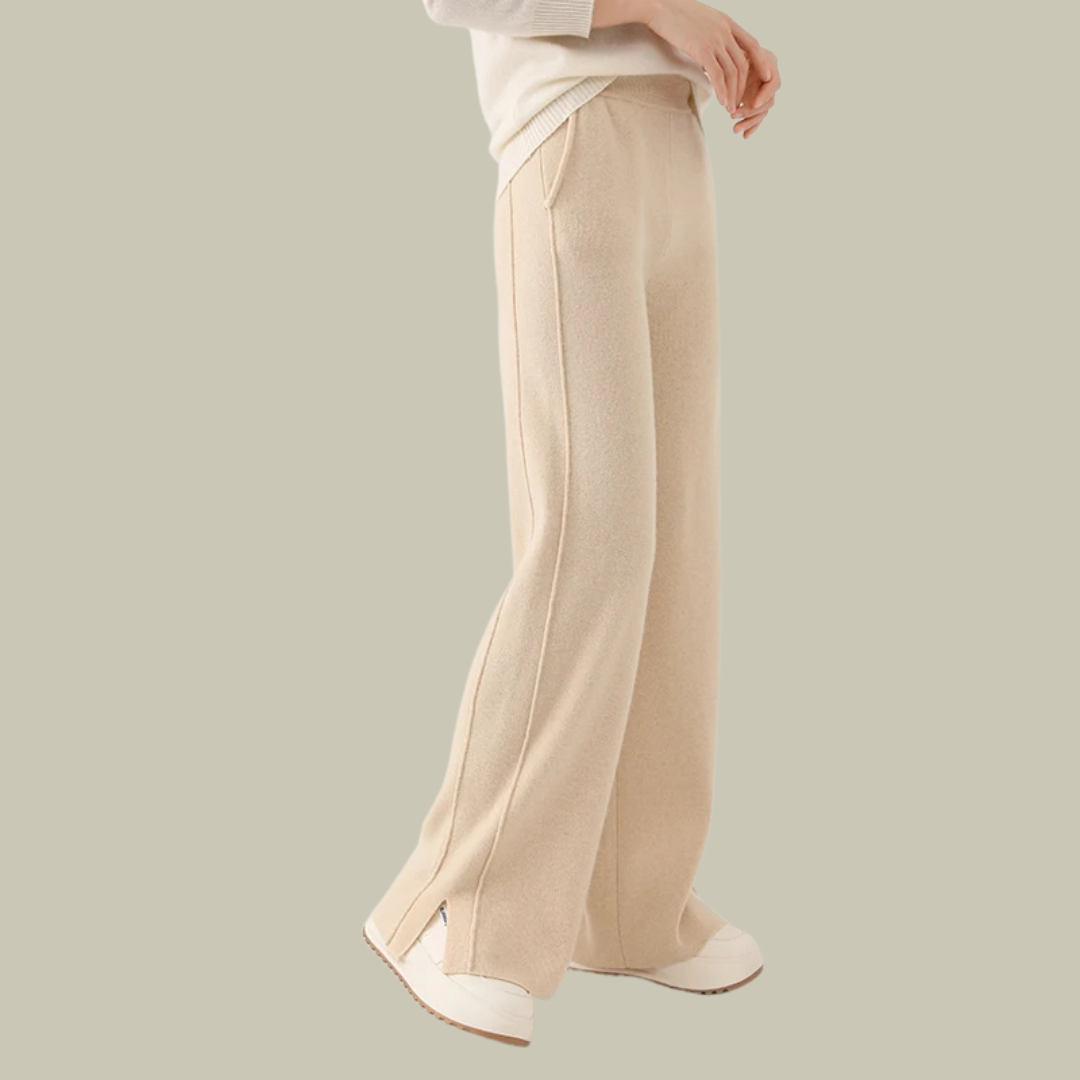 Pantaloni Donna in Maglia Vestibilità Comoda