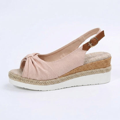 Sandali Zeppa Donna Casual Comodi - Brentozzi