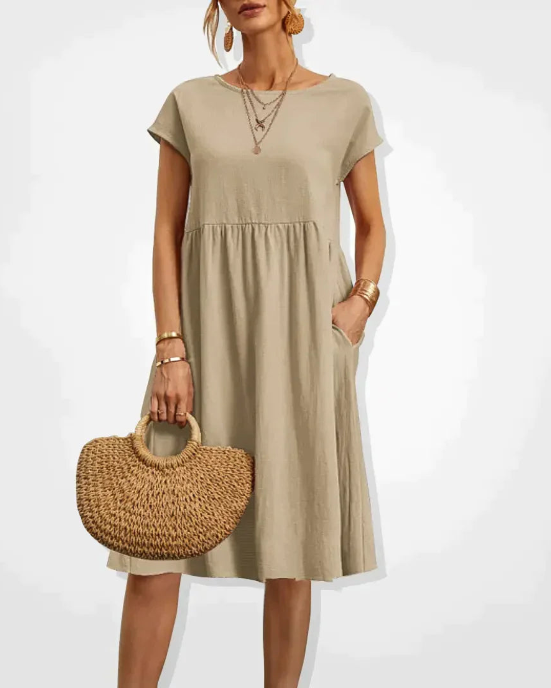 Abito Midi Donna Estivo Stile Italiano