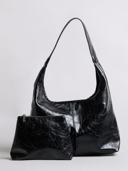 Borsa Tote Donna in Ecopelle Stile Vintage Capiente