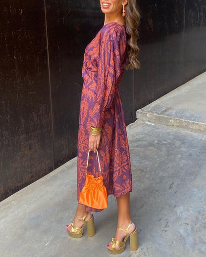 Abito Midi Donna Elegante da Sera