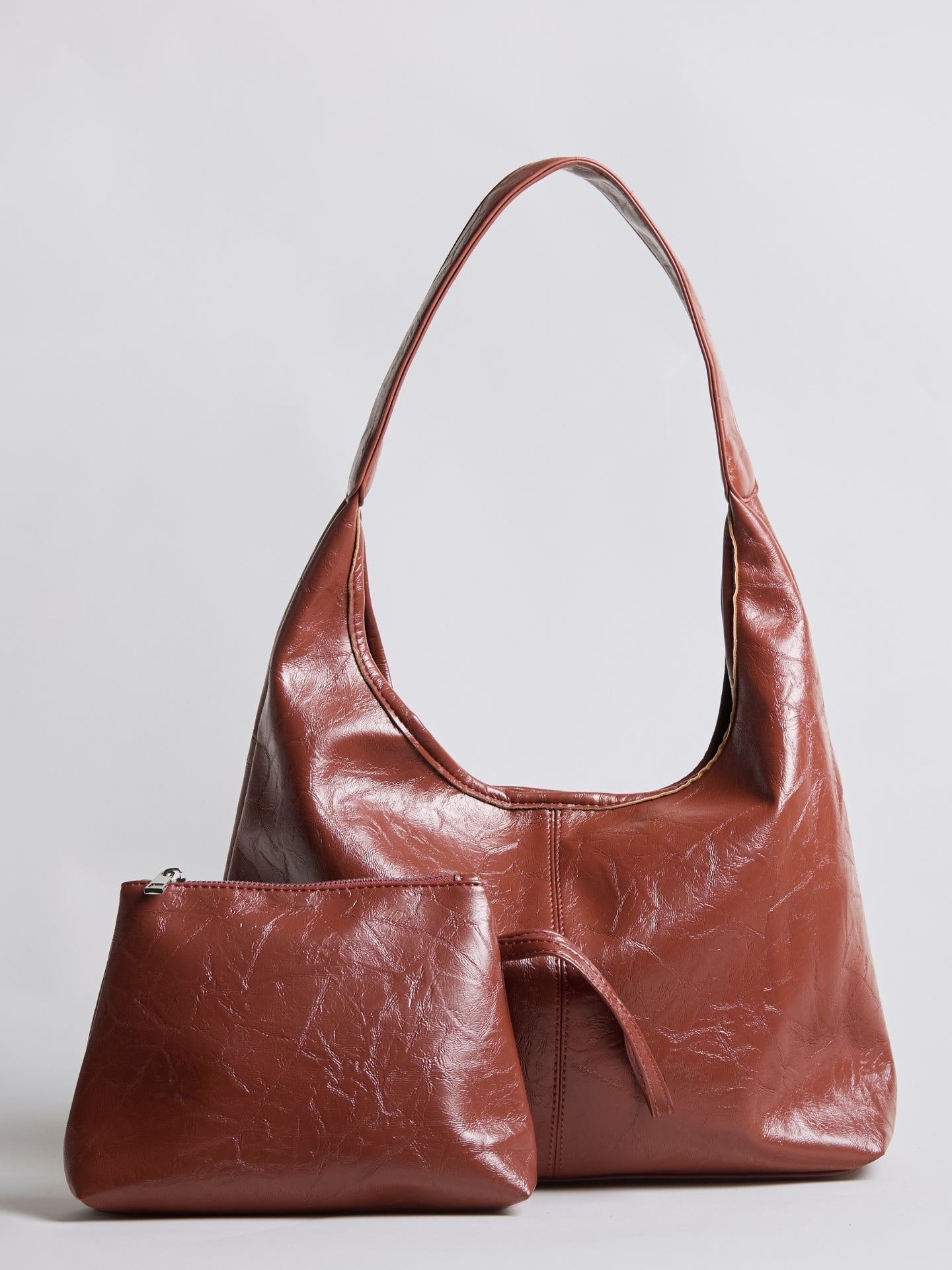 Borsa Tote Donna in Ecopelle Stile Vintage Capiente