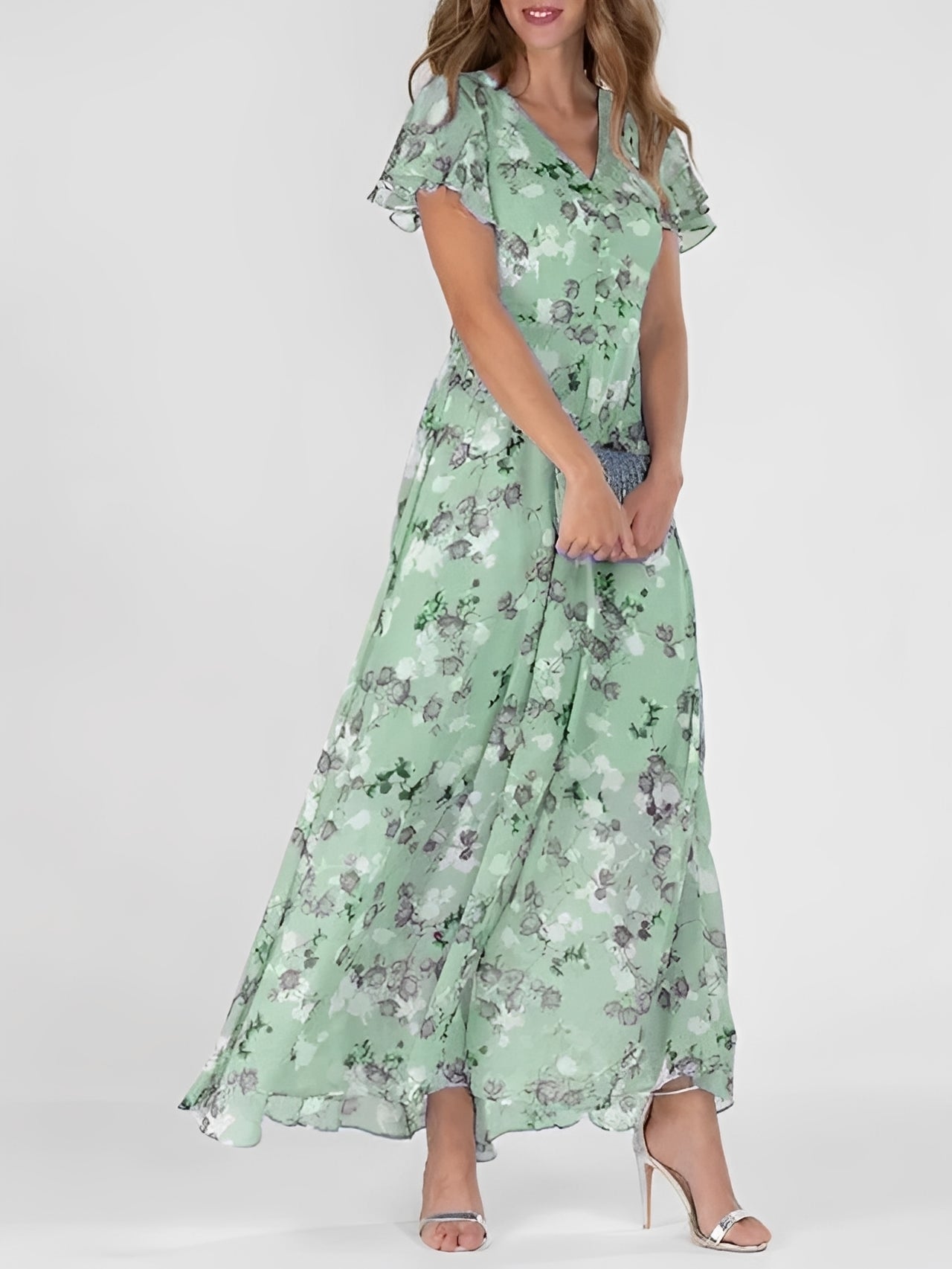 Abito Leggero Donna con Fantasia Floreale