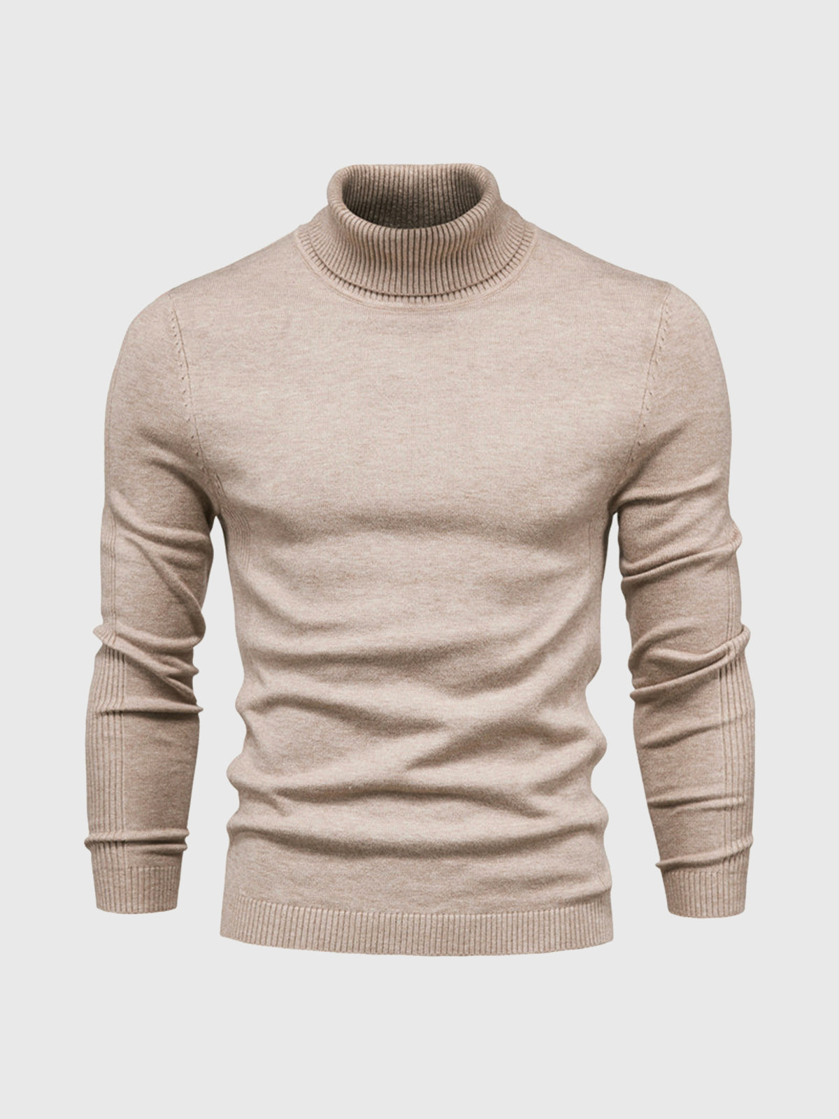 Maglione Uomo in Cotone Morbido Collo Alto Lavabile