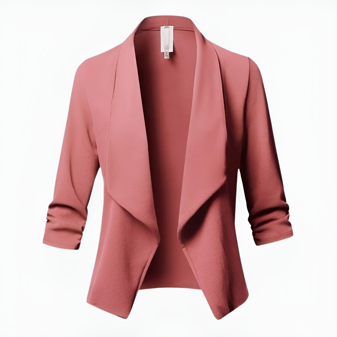 Blazer Donna Manica Lunga Linea Classica Formale