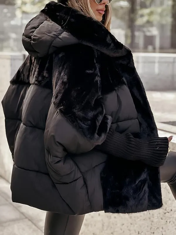 Giacca Bomber Donna con Cappuccio Taglio Moda