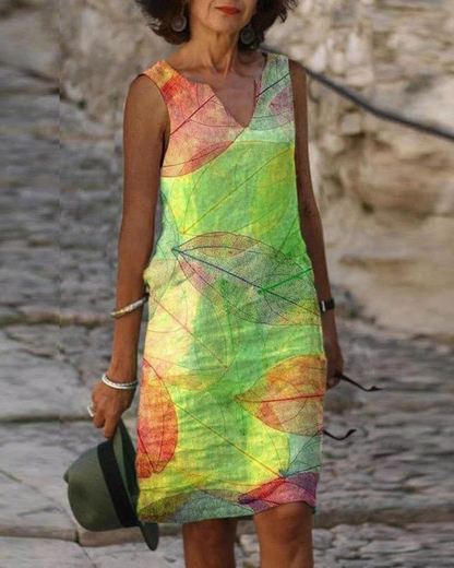 Abito Midi Donna Estivo Spiaggia Leggero