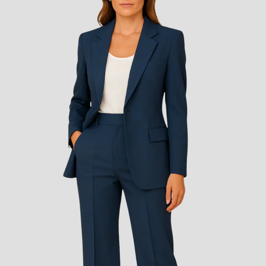 Tailleur Pantaloni Donna Business Casual Due Pezzi - Brentozzi