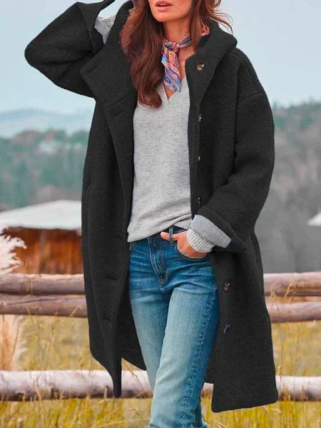 Cappotto Lungo Donna Mezza Stagione Invernale