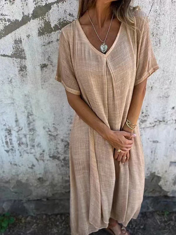 Abito Donna Svasato Traspirante Taglio Comodo