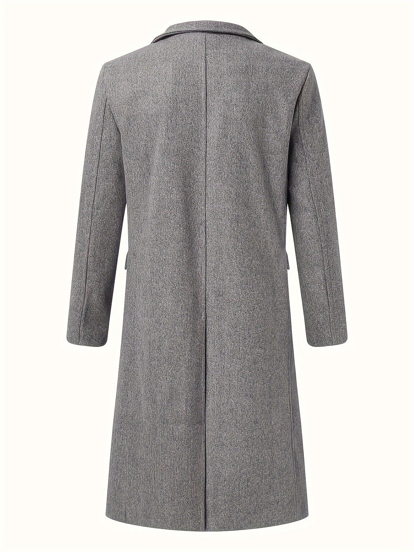 Trenchcoat Uomo Stile Elegante Business Autunno Inverno