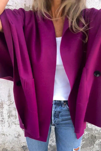 Cappa Donna Oversize Tessuto Morbido Scivolata