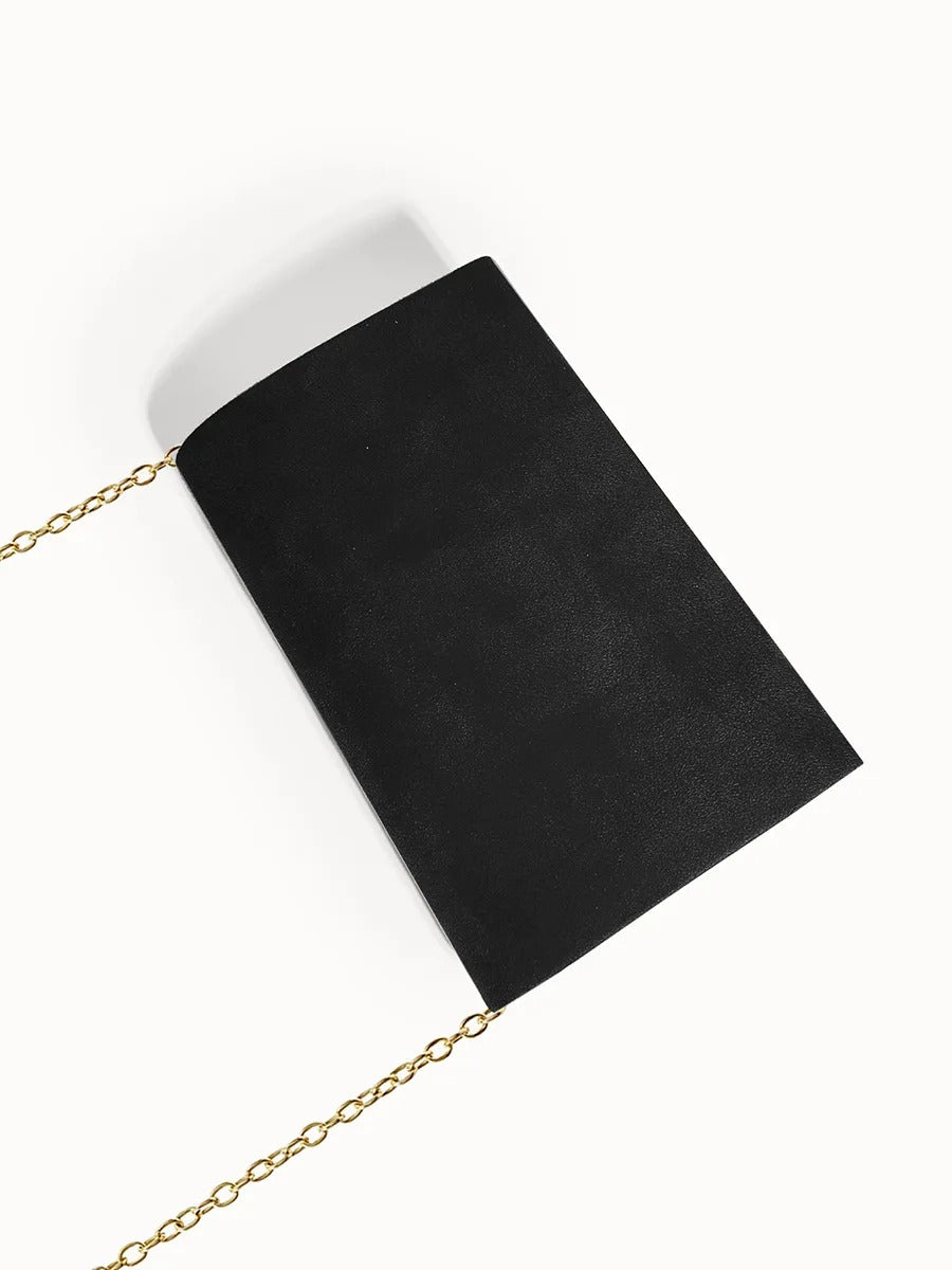 Clutch Donna in Velluto Effetto Camoscio Elegante