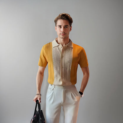 Camicia Uomo Manica Corta Classica Cotone - Brentozzi