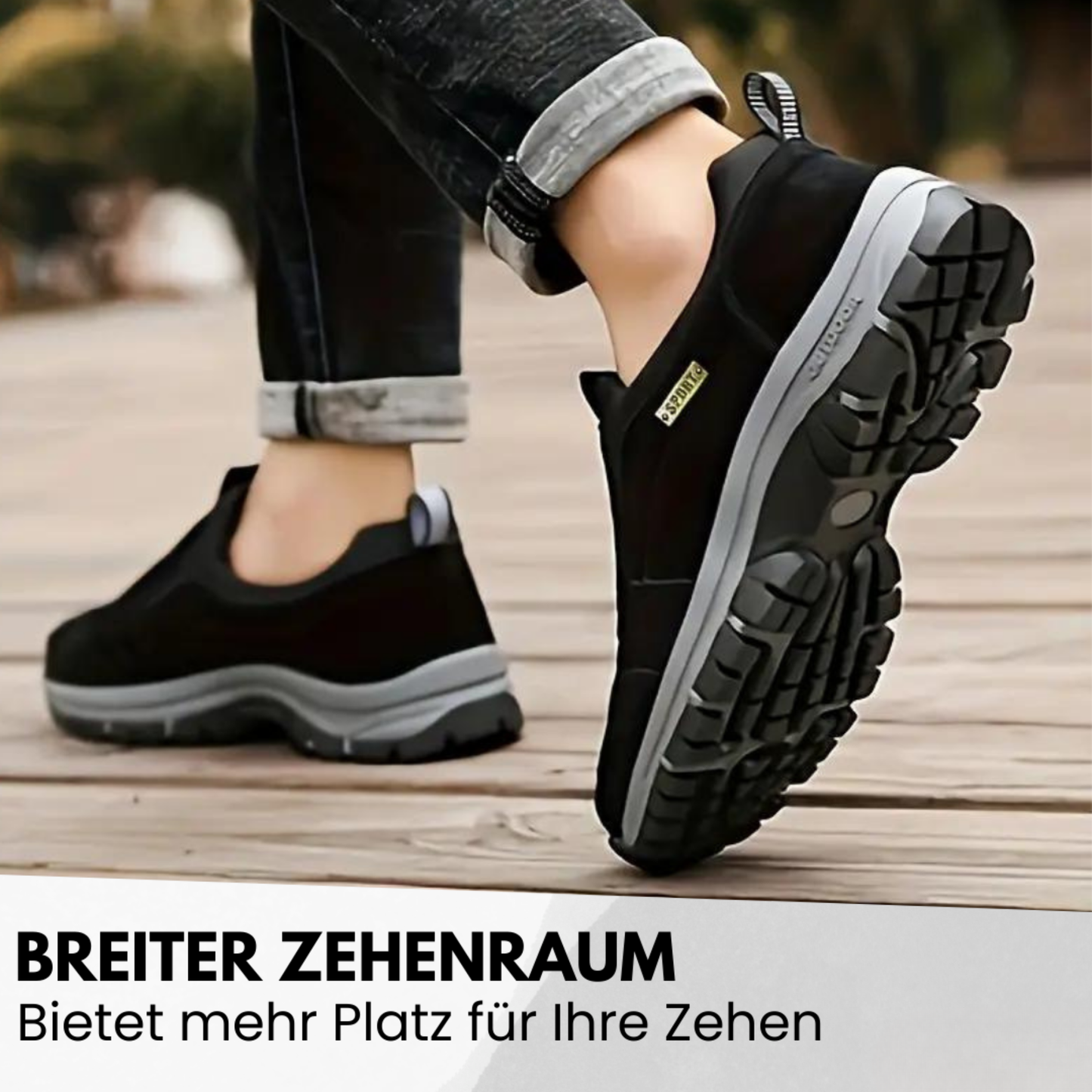 Scarpa Uomo con Suola Stabile Uso Quotidiano
