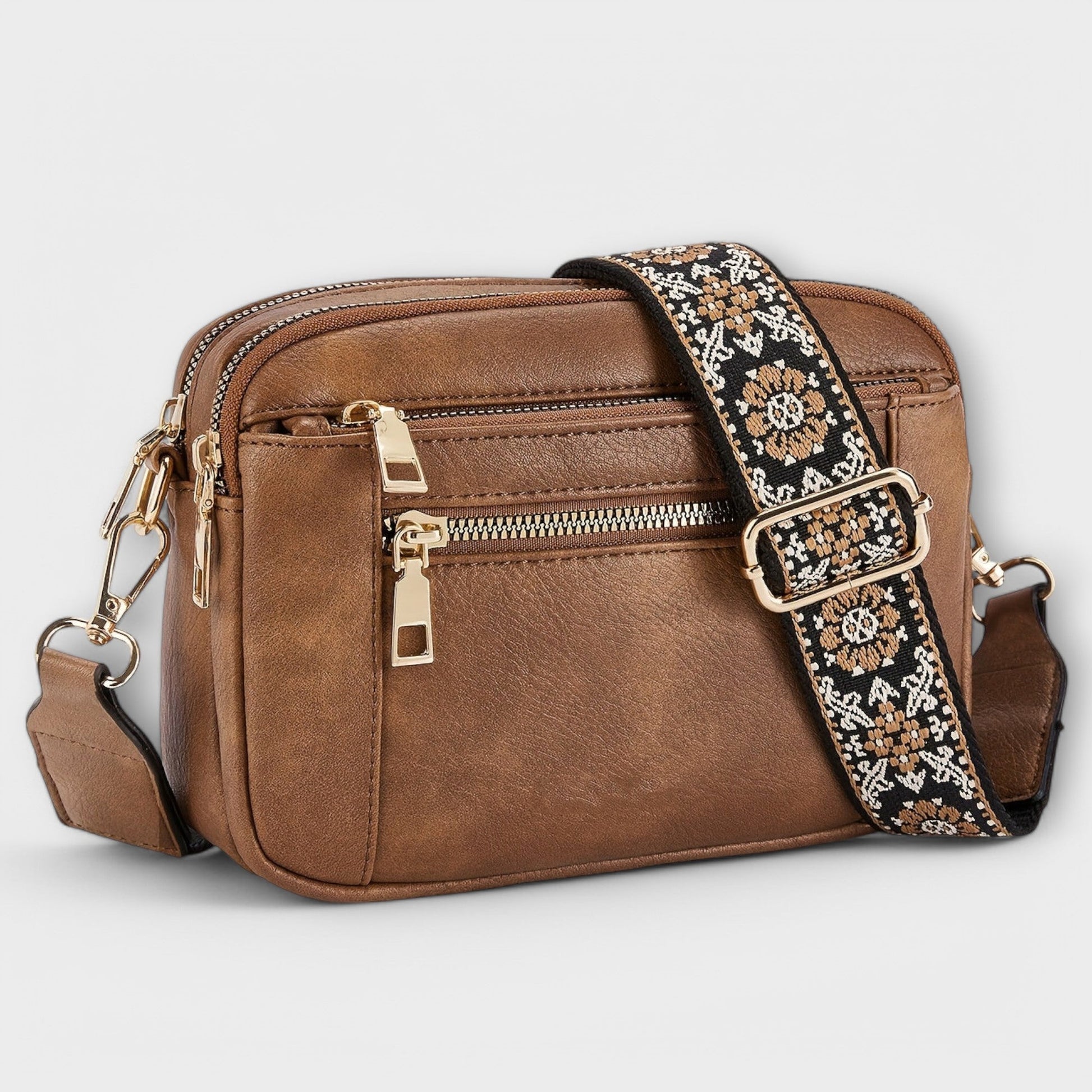 Borsa Tracolla Donna Design Compatto Cinturino Regolabile - Brentozzi